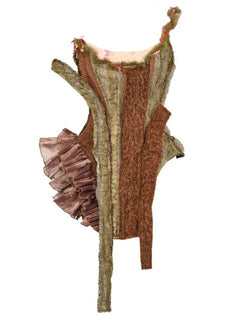 [Blood Supply] Forest Spirit • Sylvan Dryad Wood Fairy Corset Top