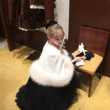 SheepKiss Swan Lake Maxi Tulle Silk Skirt