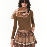 Rose Island Forest Rose Mini Skirt