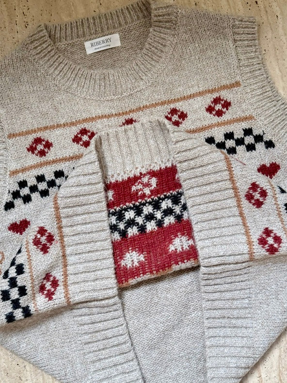 Get trendy with Christmas Bear Wool Blended Knitting Vest - Sweater available at Peiliee Shop. Grab yours for $19.90 today!