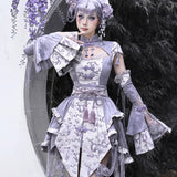 Get trendy with [Blood Supply] Dragon Wisteria Crop Top - Crop Top available at Peiliee Shop. Grab yours for $49.90 today!