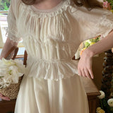 Customized Sewing Diary Handmade MidSummer Noon Cotton Dress