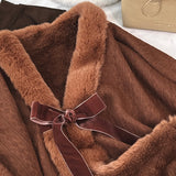 The Snow Season Faux Fur Cape Christmas