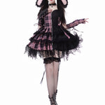 Get trendy with Japanese Idol Daily Performance Outfit Gothic Mini Dress - Dresses available at Peiliee Shop. Grab yours for $69 today!