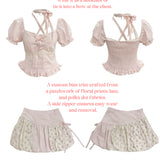 [Rose Island] Rosy Floral Dream Cotton Set