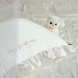 Sleepy Fairy Garden In Paris 100% Silk Pillow Case