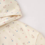 Sleepy Fairy Floral Deer Hoodie And Flare Pants Set