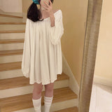 Riberry Lazy Days Soft Comfy Oversized Mini Dress
