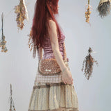 Get trendy with [Rose Island] Fairy Spirit Velvet Tank Linen Top -  available at Peiliee Shop. Grab yours for $26 today!