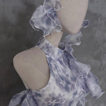 Get trendy with [Customized Size] Lavender romance floral dress -  available at Peiliee Shop. Grab yours for $92 today!