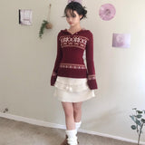 Get trendy with Sic Astra Coquette Doll hoodie sweater - Accessories available at Peiliee Shop. Grab yours for $49 today!