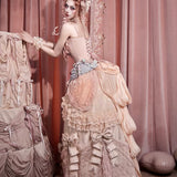 Blood Supply Pink Baroque Cake and Ribbon Corset