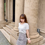 Get trendy with [SALE] Ice creamy crop top shirt - Dresses available at Peiliee Shop. Grab yours for $14 today!