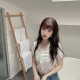 Get trendy with [SALE] Ice creamy crop top shirt - Dresses available at Peiliee Shop. Grab yours for $14 today!