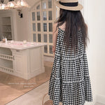 Get trendy with Night Night Gingham Cotton Dress -  available at Peiliee Shop. Grab yours for $19.90 today!