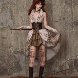 Get trendy with [Blood Supply] Dragon Era steampunk corset Vest top - Crop Top available at Peiliee Shop. Grab yours for $39 today!