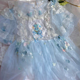 Get trendy with [August Unicorn] Handmade Floral Heaven Dress - Dresses available at Peiliee Shop. Grab yours for $222 today!