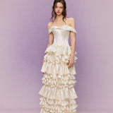 - Songe Atelier - Bourrée Ruffle Wedding Bridal Dress Tailor Made