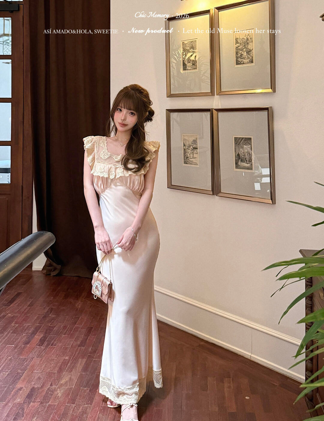 The flower goddess vintage dress