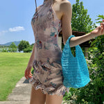 Get trendy with [SPOII UNOSA] I’m in Love Floral Mini Dress -  available at Peiliee Shop. Grab yours for $69 today!