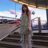 Get trendy with [Rose Island] Day Dream Mini Dress - Dress available at Peiliee Shop. Grab yours for $60 today!