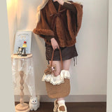 The Snow Season Faux Fur Cape Christmas