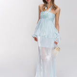 34Ounce Glacier Glow Halter Dress