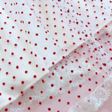 [Leflacon] ‘Summer Lovers' Vintage-inspired Red Dot One-piece dress