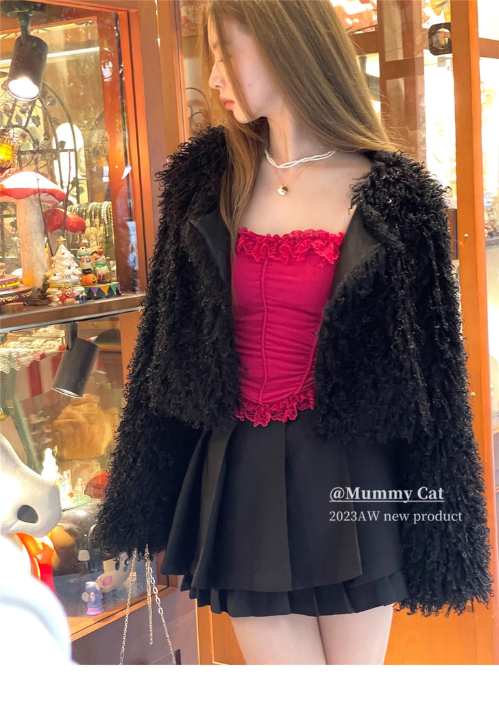 [Mummy Cat] Cynthia Princess Corset Style Top - Premium  from Mummy Cat - Just $35.50! Shop now at Peiliee Shop