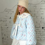 MineBeThyVers Kitty Tales Ribbon  Padded Coat