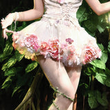[Blood Supply] Forest Spirit • Flower Fairy Petticoat Skirt