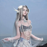 [Blood Supply] Tears Of The Abyss - Siren’s Halter Tank Top