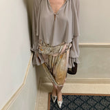 [Pre-order 15% At Checkout] SPOII UNOSA Clair de Romance Ruffle Sleeve Blouse
