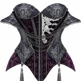 Blood Supply The Last Gift Of The Dead Velvet Jacquard Corset