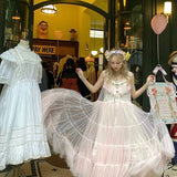 Get trendy with [August Unicorn] Handmade Skill Fairy Lace Tulle Outer Dress - Dresses available at Peiliee Shop. Grab yours for $188 today!