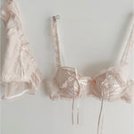 Get trendy with Peachy Sweetheart Lingerie Lace Lingerie set -  available at Peiliee Shop. Grab yours for $18.60 today!