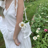 Get trendy with [Tailor Made] Pure Romance Handmade Cotton Dress -  available at Peiliee Shop. Grab yours for $89 today!