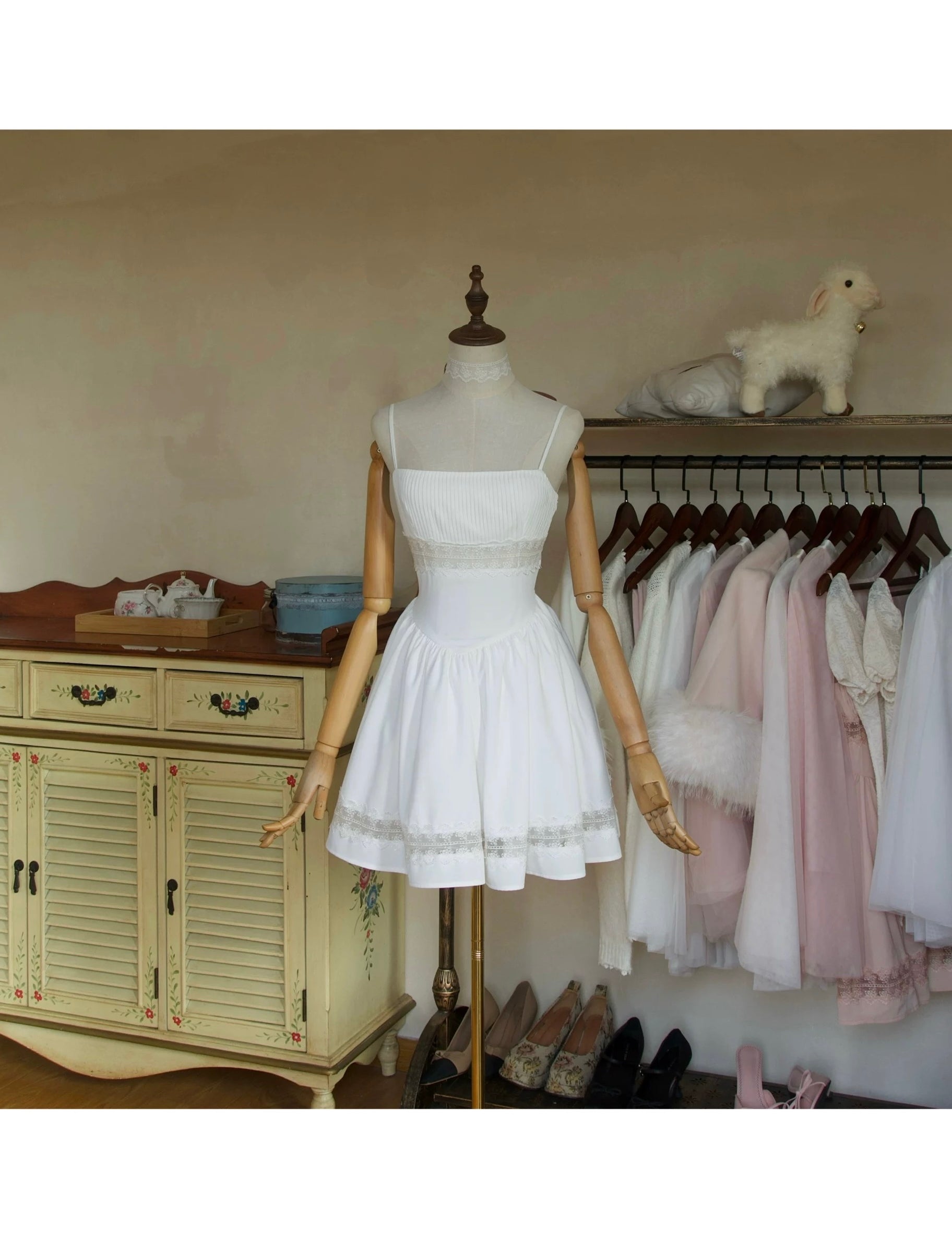 SheepKiss The First Rose Mini Dress