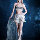 [Blood Supply] Tears Of The Abyss - Siren’s Halter Tank Top