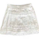 PacificPosition Daisy Whisper Pleated Lace Skirt