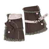 Rose Island Moss Garden Patchwork Leg Warmers