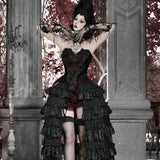 Blood Supply Christmas At Vampire Castle Corset