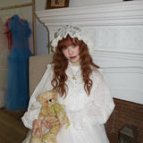 August Unicorn Edwardian Fairy Doll Silk Cotton Dress