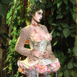 [Blood Supply] Forest Spirit • Faux Fur Cardigan