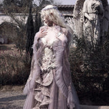 Blood Supply Moonlight Spirit Lace Bell Sleeves Cardigan