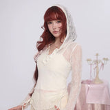 [Rose Island] Rosy Loveletter Lace Summer Cardigan