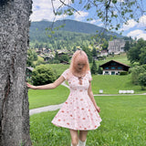 [Peiliee x Rose Island Exclusive] Deer Ballet Fawn Core Cotton Mini Dress