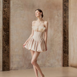 Fa Sogno Rosy Swan Lake Mini Dress