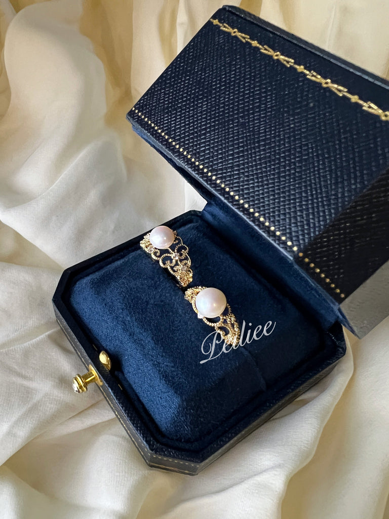 Get trendy with Being a princess is what i do the best 7-8mm, 8.5-9mm Freshwater Pearl Ring -  available at Peiliee Shop. Grab yours for $19.90 today!