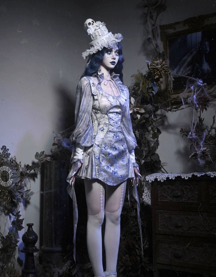 dress corpse bride Corpse Bride Dress Tim Burton's Corpse Bride Emily Cosplay Costume Halloween Carnival Suit, L / Women